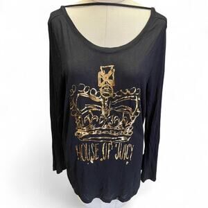 Juicy couture black long sleeve